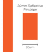 SAAS Pinstripe Reflective Orange 20mm x 1m 1702 - view 1