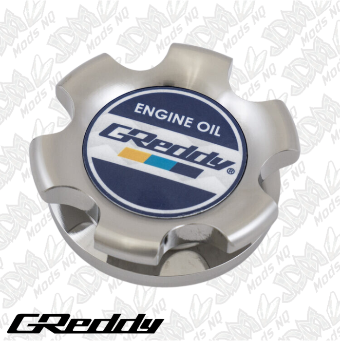 GReddy Oil Filler Cap Type-B 06 Silver M42xP4.5 FITS SUBARU
