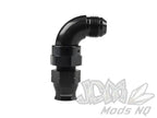 Raceworks 600 Series Hard Line Hose End AN Male 90 Degree Fittings