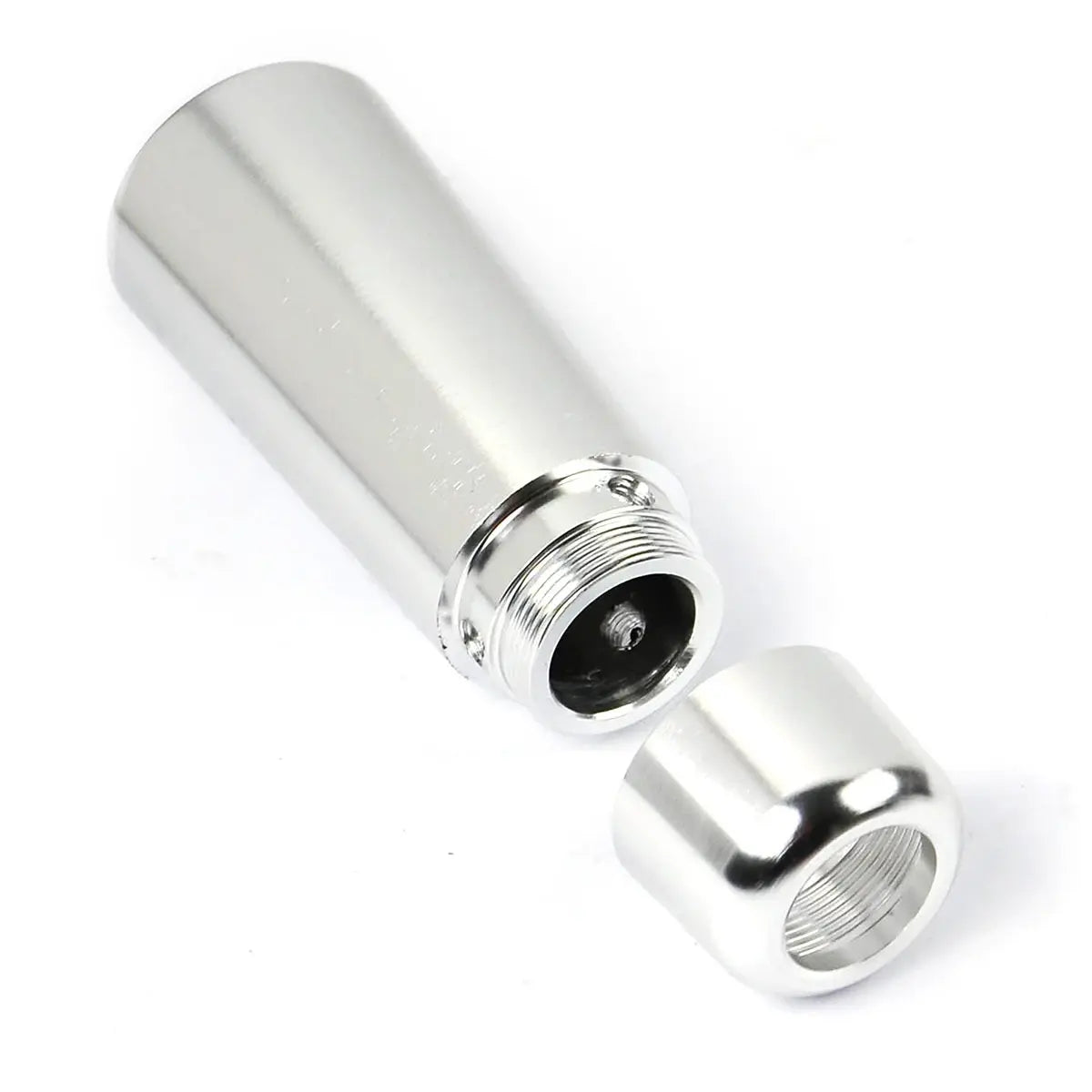 SAAS Aluminium Gear Knob Polished Long 19031SI - view 2