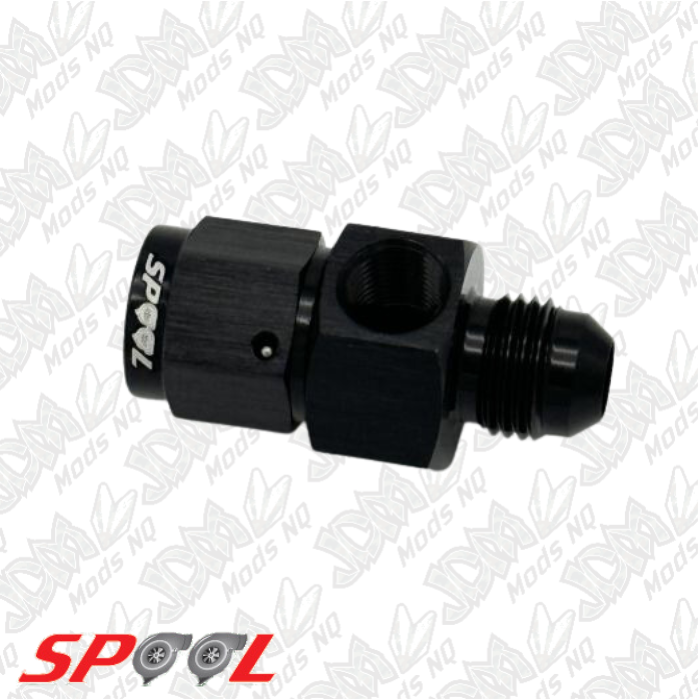 Spool 192 AN Male Flare to Female Adaptor AN with 1/8