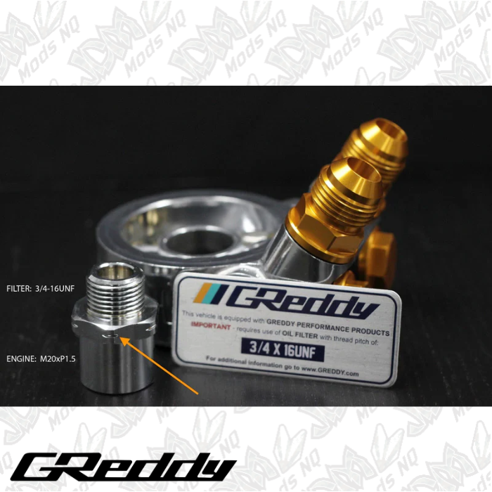 GReddy Oil Cooler Block Adapter Type E - Universal STD