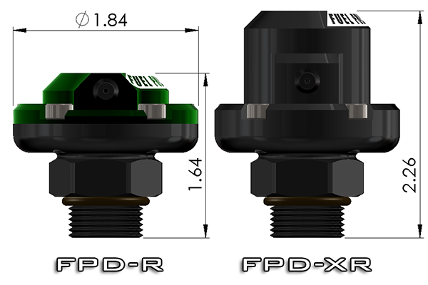 Radium Fuel Pulse Damper - Direct Mount (FPD-R / FPD-XR) | 8AN ORB or 3/8