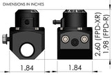 Radium FPD-R/FPD-XR Inline Fuel Pulse Damper Kit