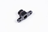 Radium FPR Adaptor 8AN ORB, 11mm Bore, 39mm Spacing, M6 - Subaru WRX STI 01-07/Mitsubishi Evo X/Mazda MX-5/Toyota 2JZ