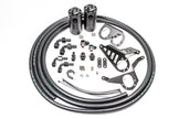 Radium Dual Fluid Lock Catch Can Kit - Toyota Supra A80 93-02