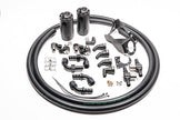 Radium Dual PCV/CCV Fluid Lock Catch Can Kit - Nissan Skyline GT-R R32