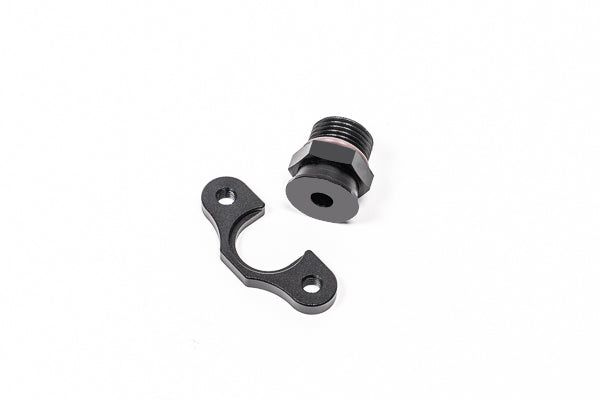 Radium FPR Adapter, 8AN ORB, 7mm Bore, 39mm Spacing, M6