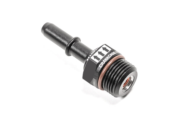 Radium 20-0688 PCV Valve, 10AN ORB to 10mm SAE Quick Connect Male