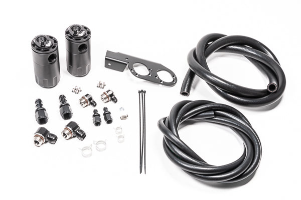 Radium Dual Fluid Lock Catch Can Kit, Nissan 350Z Z33 / Skyline V35 / Infiniti G35