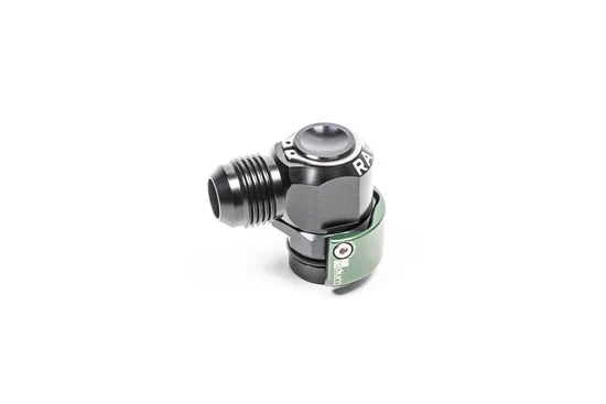 Radium 20-0748 V2 Quick Connect, 19mm Male to 10AN Male 90° Fitting