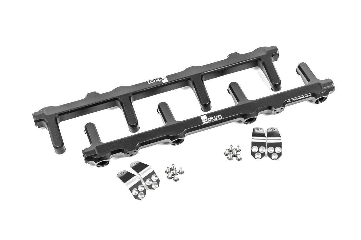 Radium Fuel Rail Plumbing Kit, GM Vortec 8100 L18 Big Block (2001-2003)