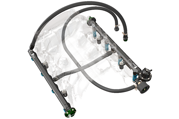 Radium Fuel Rail Plumbing Kit, Toyota 2UZ-FE Non VVT-i