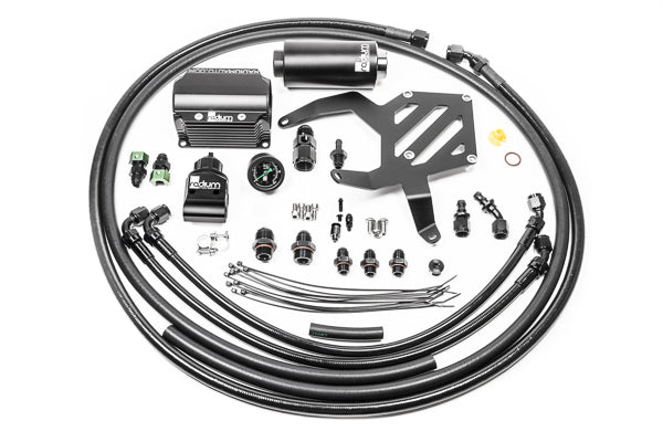 Radium Fuel Hanger Plumbing Kit with Microglass Filter: Subaru BRZ/Toyota 86