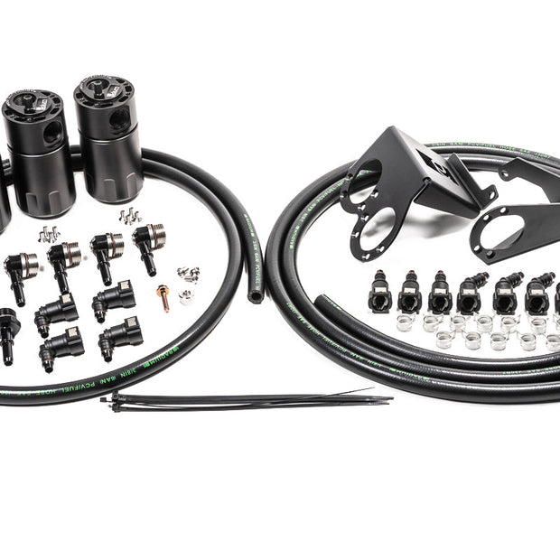 Radium Dual Fluid Lock Catch Can Kit, Chevrolet Corvette C7 LT1 Dry Sump (2017-2019)