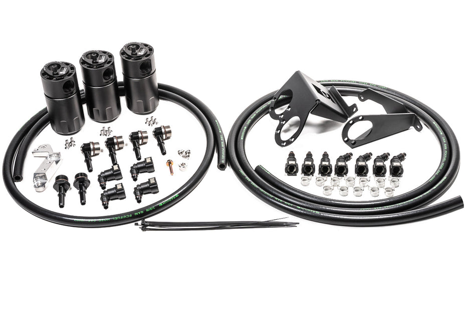 Radium Dual Fluid Lock Catch Can Kit, Chevrolet Corvette C7 LT1 (2014-2019)
