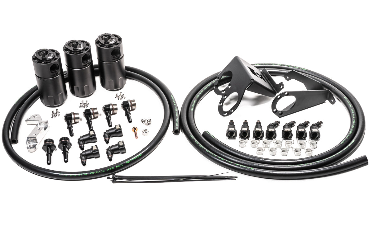 Radium Triple Fluid Lock Catch Can Kit, Chevrolet Corvette C7 LT1 (2014-2019)