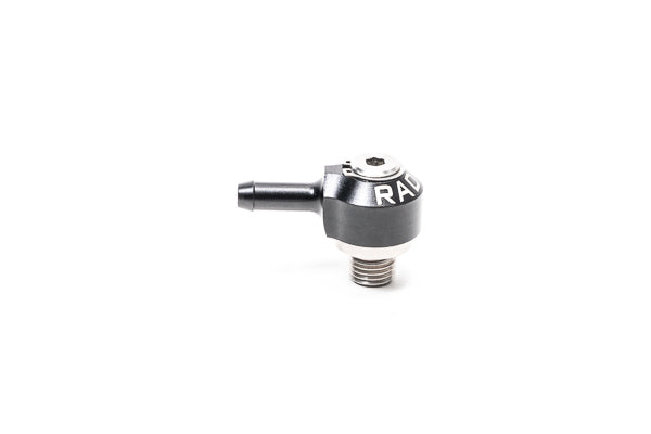 Radium 20-1000-0465 Low Profile Swivel Banjo Fitting, 4AN ORB to 6.5mm Barb
