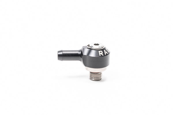 Radium 20-1000-0485 Low Profile Swivel Banjo Fitting, 4AN ORB to 8.5mm Barb