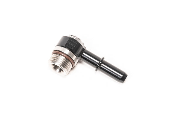Radium 20-1000-0810S Low Profile Swivel Banjo Fitting, 8AN ORB to 10mm SAE Quick Connect Male