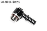 Radium 20-1000-0812S Low Profile Swivel Banjo Fitting, 8AN ORB to 12mm SAE Quick Connect Male