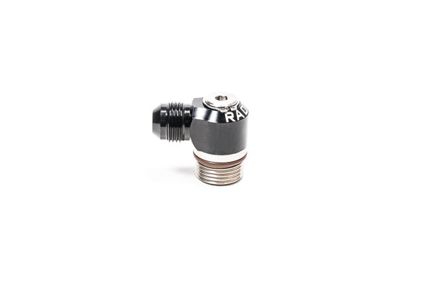 Radium 20-1000-1008 Low Profile Swivel Banjo Fitting, 10AN ORB to 8AN Male