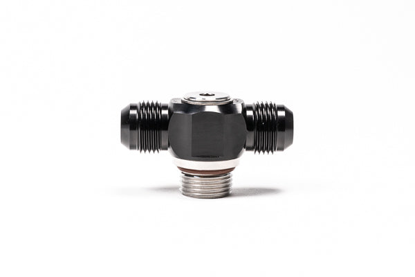 Radium 20-1000-101010 Low Profile Swivel Banjo Fitting, 10AN ORB to Dual 10AN Male