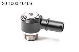 Radium 20-1000-1016S Low Profile Swivel Banjo Fitting, 10AN ORB to 16mm SAE Quick Connect Male