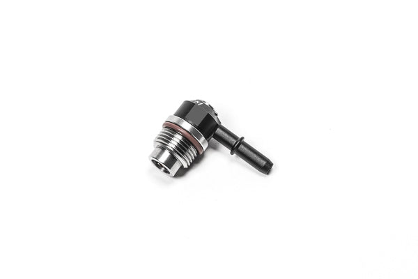 Radium 20-1000-10313-PCV Swivel Banjo PCV Valve, 10AN ORB to 5/16" SAE Quick Connect Male