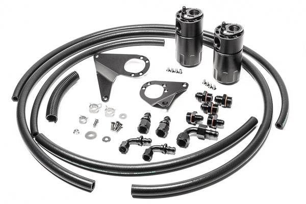 Radium Dual Fluid Lock Catch Can Kit, Mitsubishi Evo X