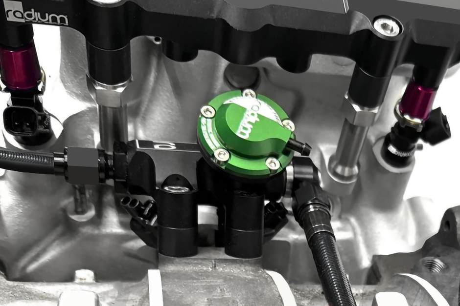 Radium Top Feed Conversion Fuel Rail, Mazda 13B Primary