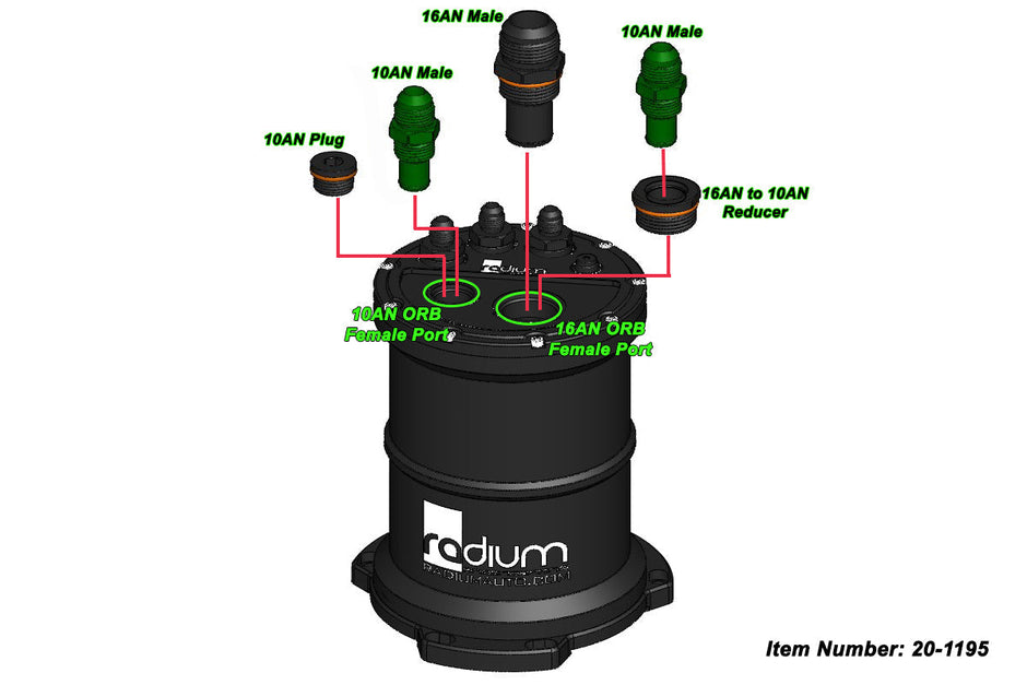 Radium Fuel Surge Tank for External Pumps