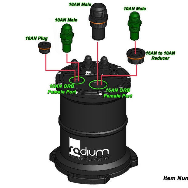 Radium Fuel Surge Tank for External Pumps