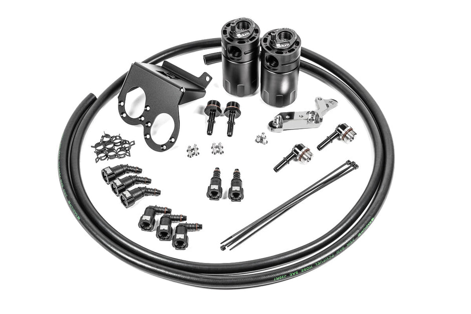Radium Dual Fluid Lock Catch Can Kit, Chevrolet Corvette C7 LT1 Dry Sump (2017-2019)