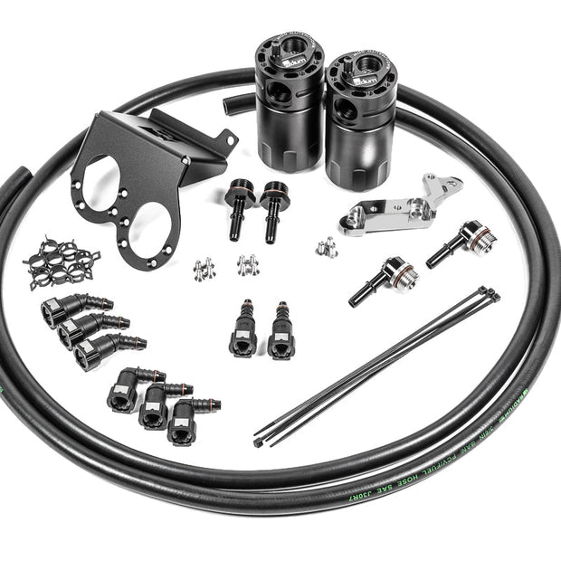Radium Dual Fluid Lock Catch Can Kit, Chevrolet Corvette C7 LT1 Dry Sump (2017-2019)