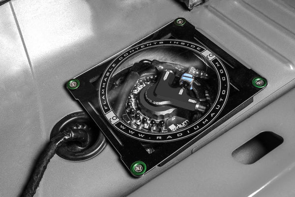 Radium Fuel Pump Access Cover, Chevrolet Camaro (2010-2015)