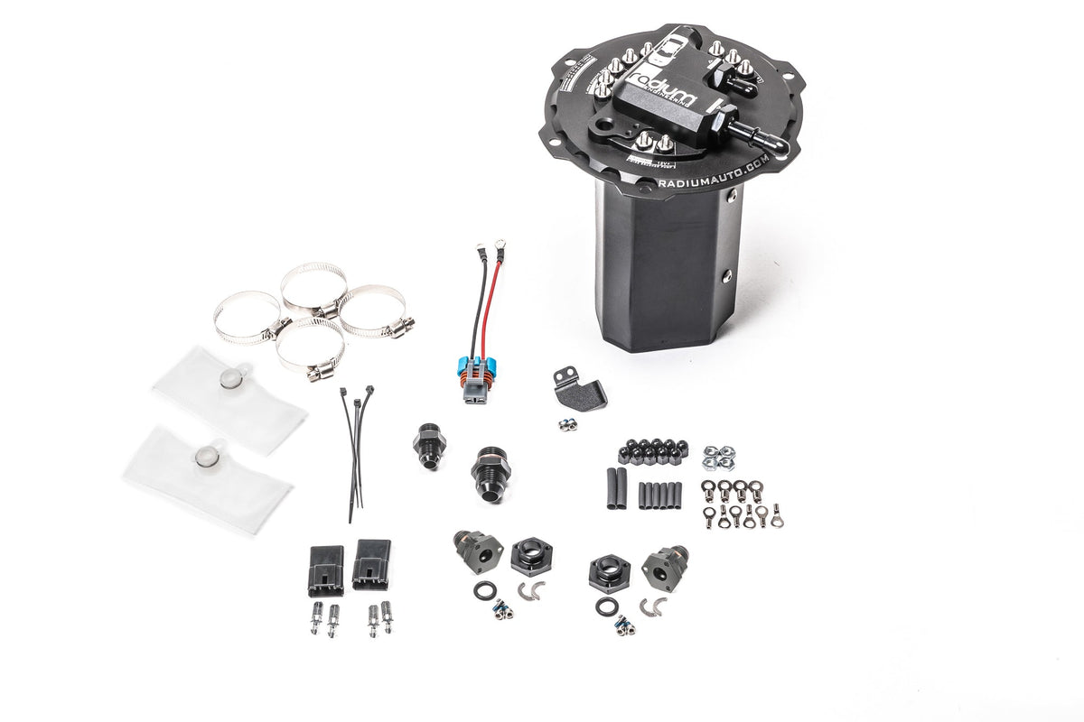 Radium Fuel Pump Hanger, Mitsubishi Lancer Evolution X - DW400 (Pumps Not Included)