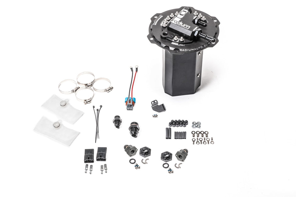 Radium Fuel Pump Hanger, Mitsubishi Lancer Evolution X - DW400 (Pumps Not Included)