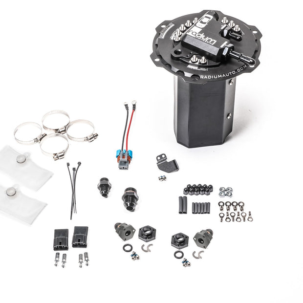 Radium Fuel Pump Hanger, Mitsubishi Lancer Evolution X - Brushless Pumps (Pumps Not Included)