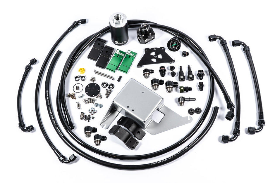 Radium Fuel Hanger Plumbing Kit with Microglass Filter, Ford Mustang (2015-2017)