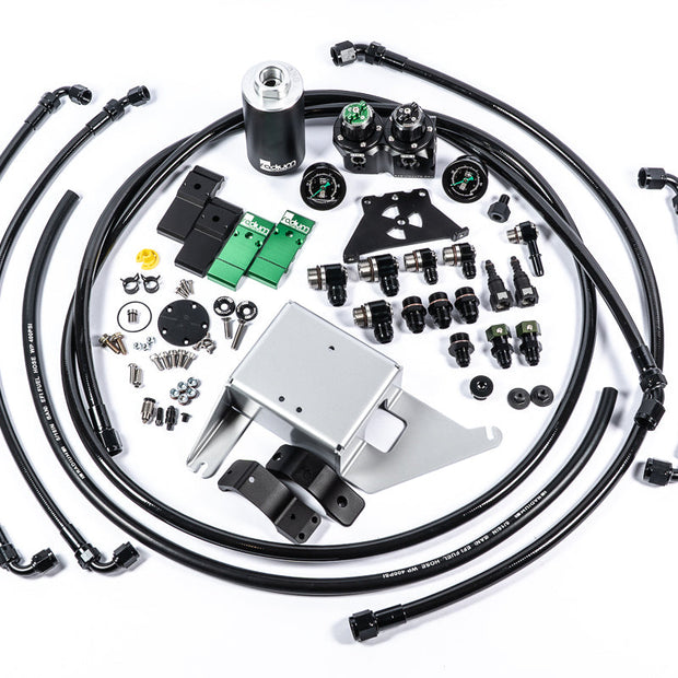 Radium Fuel Hanger Plumbing Kit with Microglass Filter, Ford Mustang (2018+)