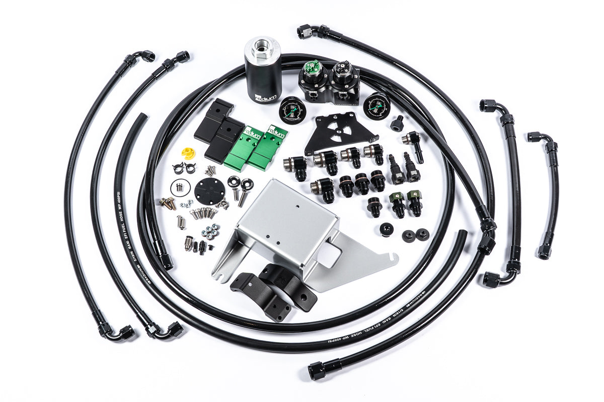 Radium Fuel Hanger Plumbing Kit with Stainless Filter, Ford Mustang (2018+)
