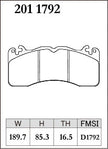 DIXCEL Front Brake Pads – Ford Mustang 5.0 GT / Bullitt (S550 | FM / FN)