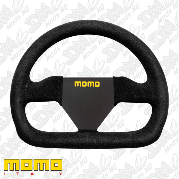 MOMO MOD.12 Black Suede Steering Wheels