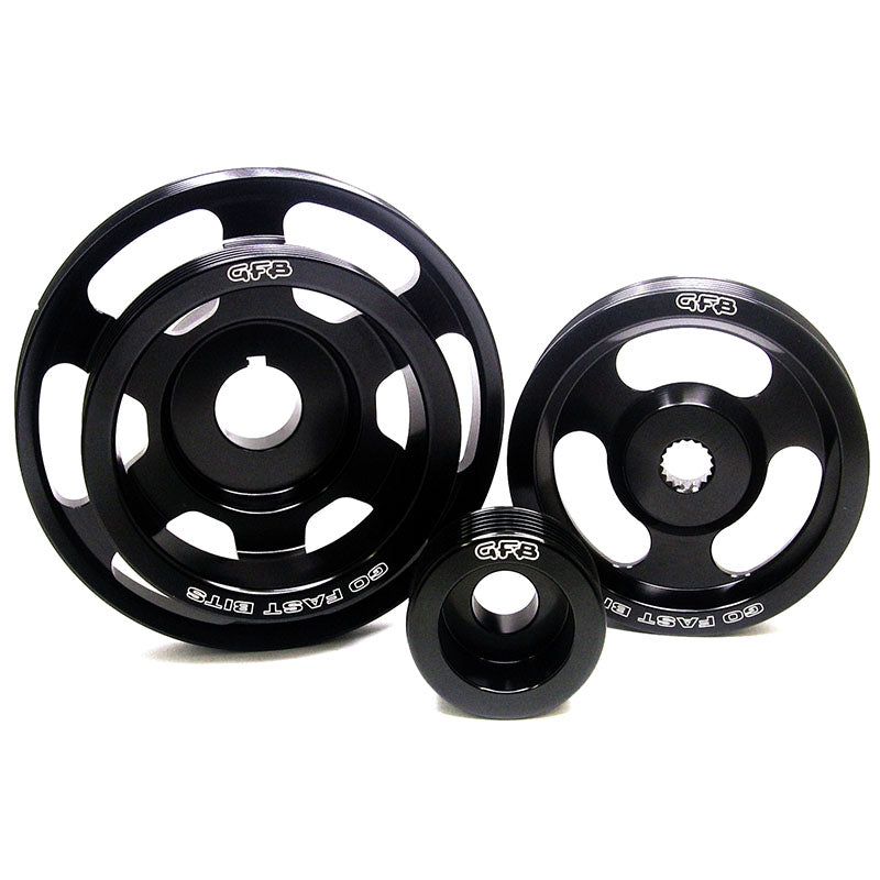 GFB 2014 Lightweight aircraft grade alumimium Lightened underdrive pulley kit For MY08-on WRX/Sti