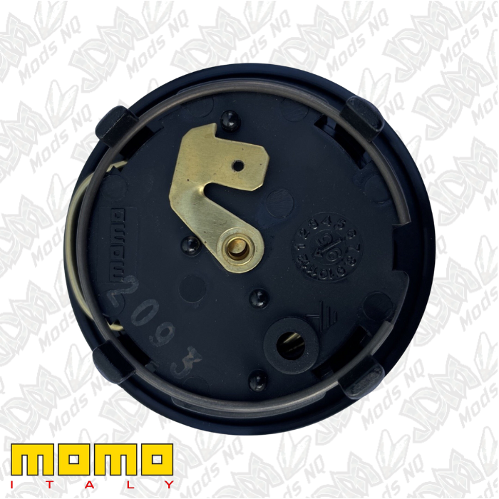 MOMO ARROW Polished Black Flat lip Horn Buttons