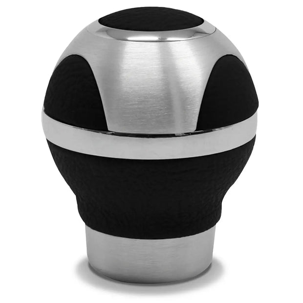 SAAS Leather Ball Gear Knob Black- Alloy Insert 20424B - view 1