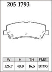 DIXCEL Rear Brake Pads – Ford Mustang 5.0 GT / Bullitt (S550 | FM / FN)
