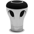 SAAS Chrome Gear Knob Black Leather Inserts 20530B - view 1
