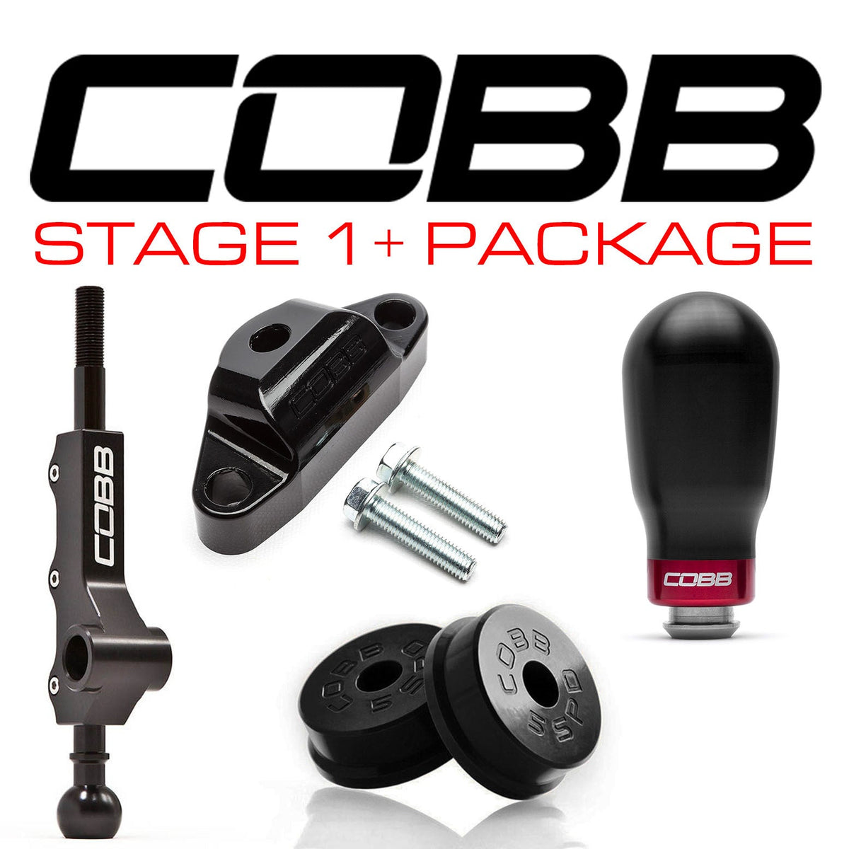 Cobb Tuning Stage 1+ Drivetrain Package w/Tall Weighted Knob - Subaru WRX GD/GG 01-07 (5 Speed)